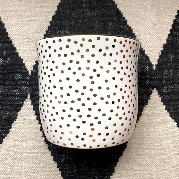 Gold dotted flower pot planter pot - Picture 4 of 7